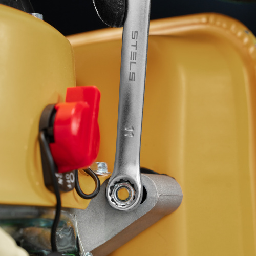 Ключ комбинированный, 11 мм, CrV, матовый хром Stels по ценам производителя в Краснодаре с доставкой по всей России