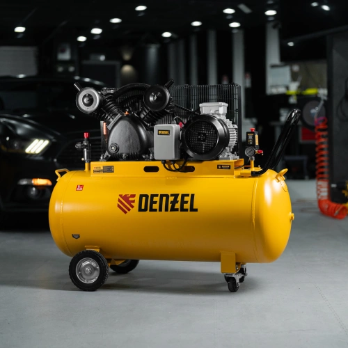 Компрессор воздушный рем. привод BCV 5500-T/200, 5,5 кВт, 200 литров, 850 л/мин Denzel по ценам производителя в Краснодаре с доставкой по всей России