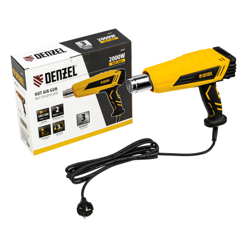 Фен технический HGH-2000, 2000 Вт, 2 режима Denzel по ценам производителя в Краснодаре с доставкой по всей России