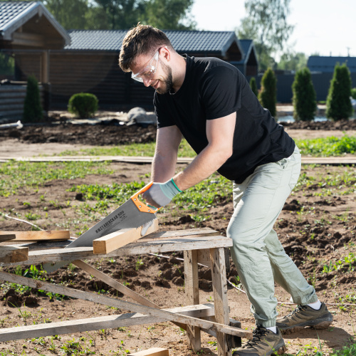 Ножовка по дереву, 500 мм, шаг зубьев 8 мм, пластиковая рукоятка по ценам производителя в Краснодаре с доставкой по всей России