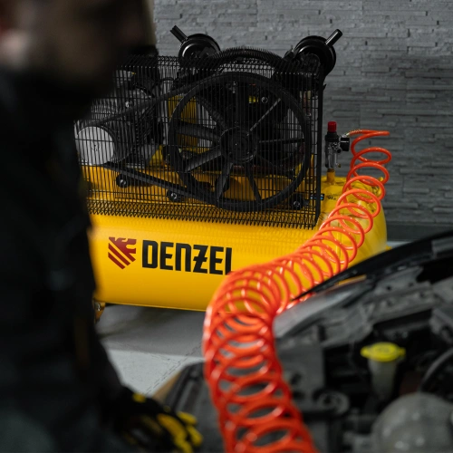 Компрессор воздушный рем. привод BCV 5500-T/200, 5,5 кВт, 200 литров, 850 л/мин Denzel по ценам производителя в Краснодаре с доставкой по всей России