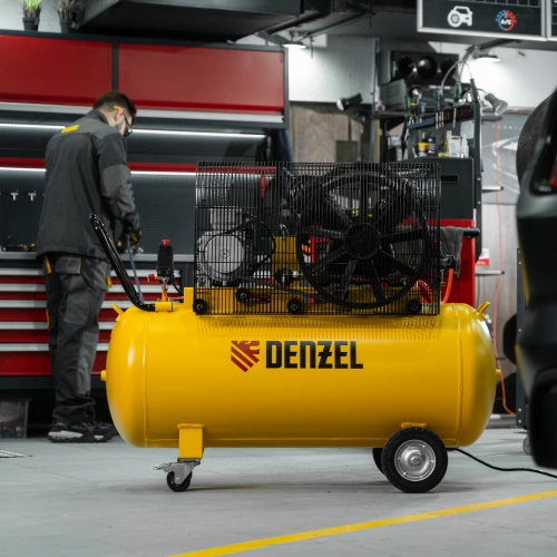 Компрессор воздушный рем. привод BCV 4000-T/200, 4,0 кВт, 200 литров, 690 л/мин Denzel по ценам производителя в Краснодаре с доставкой по всей России