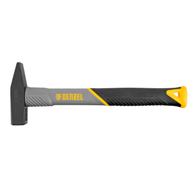 Молоток слесарный, 300 г, кованый, фибергласовая рукоятка c TPR покрытием Denzel купить в Москве с доставкой по всей России | ProtosMarket.ru