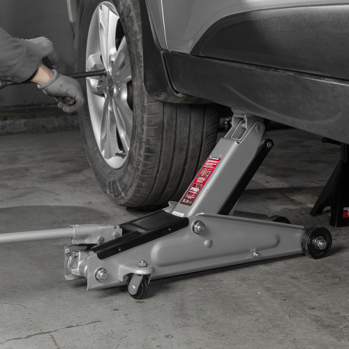 Домкрат гидравлический подкатный, 3 т, высота подъема 130-410 мм Matrix по ценам производителя в Краснодаре с доставкой по всей России