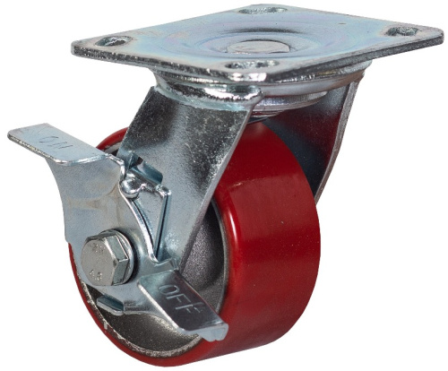 Колесо большегрузное поворотное  с тормозом 100 мм - SCpb 42 по ценам производителя в Краснодаре с доставкой по всей России