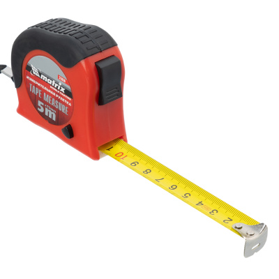 Рулетка Double fixation,5 м х 19 мм,обрезиненный корпус,двойная плавная фиксация Matrix по ценам производителя в Краснодаре с доставкой по всей России