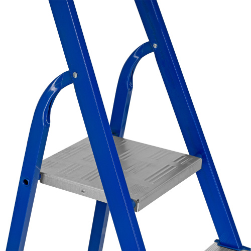 Стремянка, 8 ступеней, стальной профиль, алюминиевые ступени Сибртех по ценам производителя в Краснодаре с доставкой по всей России