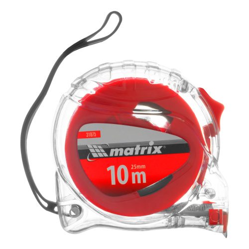 Рулетка Crystal,10 м х 25 мм,корпус из поликарбоната Matrix по ценам производителя в Краснодаре с доставкой по всей России