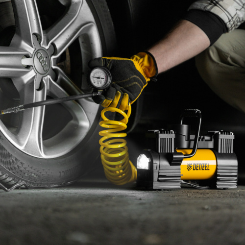 Компрессор автомобильный AC-75, 12 В, 10 атм., 75 л/мин, LED Denzel по ценам производителя в Краснодаре с доставкой по всей России