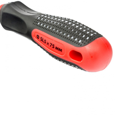 Отвертка Fusion, SL5 х 75 мм, CrV, трехкомпонентная рукоятка "Anti slip" Matrix по ценам производителя в Краснодаре с доставкой по всей России