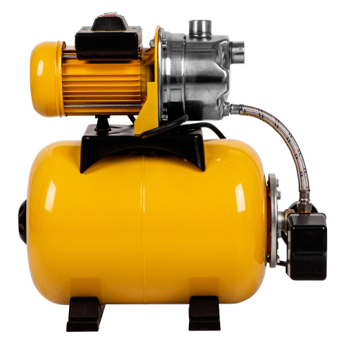 Насосная станция PS1000Х, 1000 Вт, 3500 л/ч, ресивер 24 л, подъем 44 м, нержавейка Denzel по ценам производителя в Краснодаре с доставкой по всей России