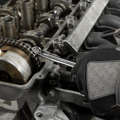 Набор ключей комбинированных 8 шт, 8-19 мм,  антислип Stels по ценам производителя в Краснодаре с доставкой по всей России