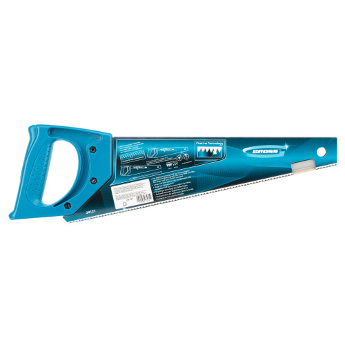 Ножовка для работы с ламинатом "Piranha", 360 мм, 15-16 TPI, зуб 2D, каленый зуб, пласт.рук-ка Gross по ценам производителя в Краснодаре с доставкой по всей России