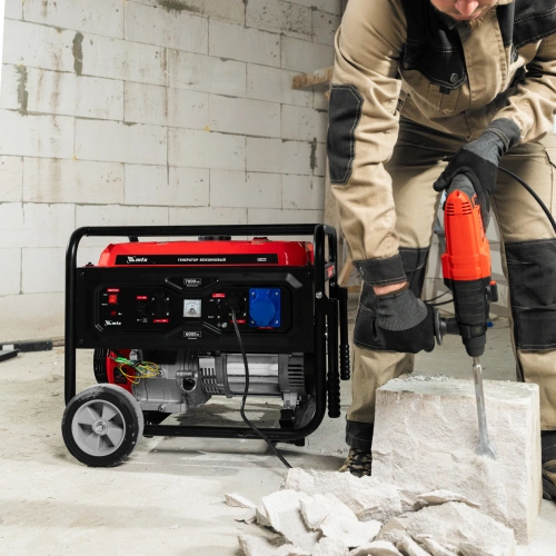 Генератор бензиновый RS-9000, 7 кВт, 230В, ручной стартер MTX по ценам производителя в Краснодаре с доставкой по всей России