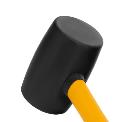 Киянка резиновая, 16 oz, черная резина, фибергласовая рукоятка Denzel по ценам производителя в Краснодаре с доставкой по всей России