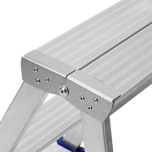 Стремянка двусторонняя 3 ступени, алюминиевая, Сибртех по ценам производителя в Краснодаре с доставкой по всей России