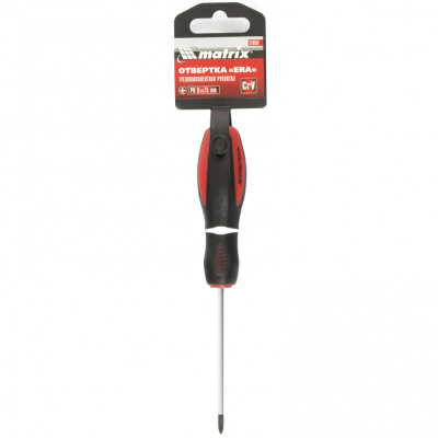 Отвертка "Era", PH0 х 75 мм, CrV, трехкомпонентная рукоятка Matrix по ценам производителя в Краснодаре с доставкой по всей России