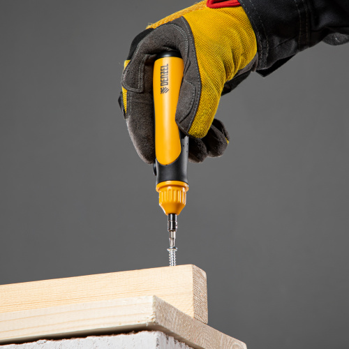 Отвертка реверсивная, механизм SmartPush mini 11 шт, CrMo Denzel по ценам производителя в Краснодаре с доставкой по всей России