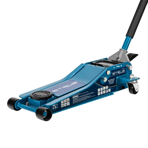 Домкрат гидравлический подкатной 3 т, быстрый подъем, Low profile quick lift, 75-505 мм, профессиональный STELS по ценам производителя в Краснодаре с доставкой по всей России