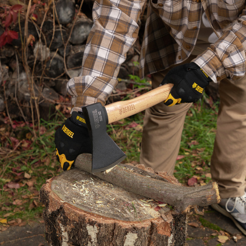 Топор, 800 г, кованый, буковое топорище Denzel по ценам производителя в Краснодаре с доставкой по всей России