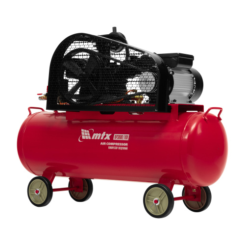 Компрессор воздушный ременный привод КР3000/100  3,0 кВт, 100 литров, 510 л/мин МТХ по ценам производителя в Краснодаре с доставкой по всей России