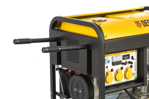 Генератор дизельный DD6300Е, 5.0 кВт, 220 В/50 Гц, 15 л, электростартер Denzel по ценам производителя в Краснодаре с доставкой по всей России