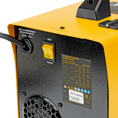 Аппарат инвертор. полуавтомат. cварки IMIG-185SDR, 180 А, ПВ 60%, катушка 5 кг Denzel по ценам производителя в Краснодаре с доставкой по всей России