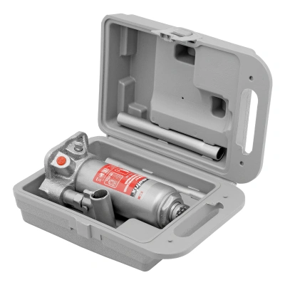 Домкрат гидравлический бутылочный, 4 т, высота подъема 194-372 мм, в пластиковый кейсе Matrix купить в Москве с доставкой по всей России | ProtosMarket.ru