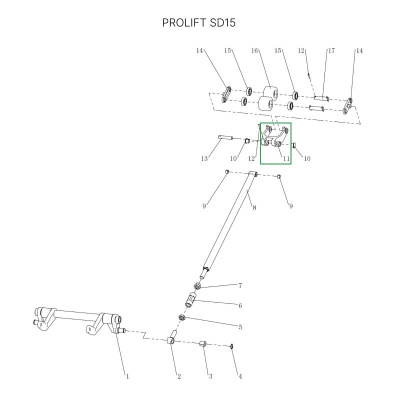 Рычаг силового блока для тележек SD15 по ценам производителя в Краснодаре с доставкой по всей России