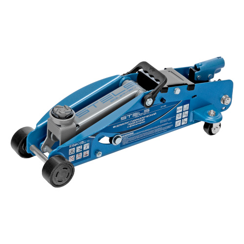 Домкрат гидравлический подкатной 2.5 т, с фиксатором, Safety Pin, 140-385 мм Stels по ценам производителя в Краснодаре с доставкой по всей России