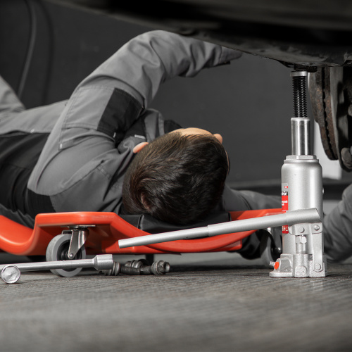 Домкрат гидравлический бутылочный, 5 т, высота подъема 216-413 мм Matrix по ценам производителя в Краснодаре с доставкой по всей России