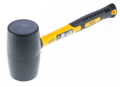 Киянка резиновая, 32 oz, черная резина, фибергласовая рукоятка Denzel по ценам производителя в Краснодаре с доставкой по всей России