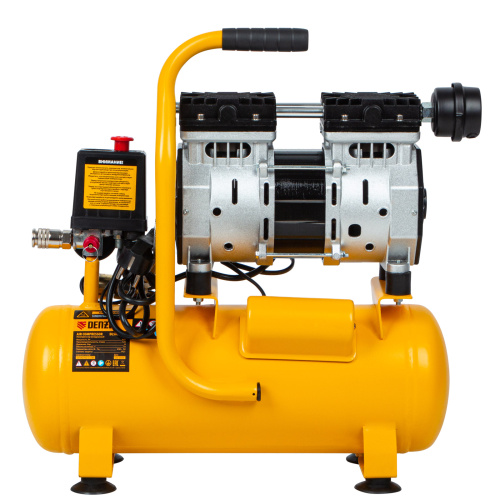 Компрессор DLS650/10 безмаслянный малошумный 650 Вт, 120 л/мин, ресивер 10 л Denzel по ценам производителя в Краснодаре с доставкой по всей России