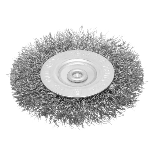 Щетка для дрели, 75 мм, плоская со шпилькой, витая проволока Сибртех по ценам производителя в Краснодаре с доставкой по всей России