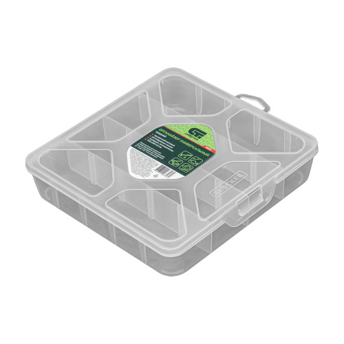 Органайзер универсальный средний, прозрачный матовый, 20 х 20 х 4.5 см Сибртех по ценам производителя в Краснодаре с доставкой по всей России