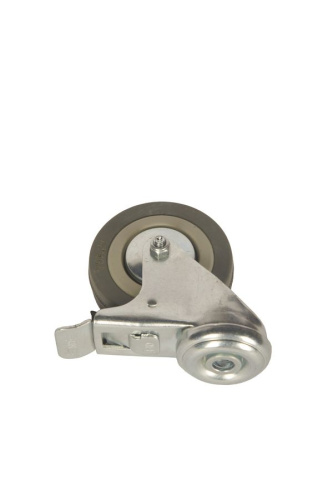 Колесо аппаратное поворотное SChgb 93 75 мм под болт с тормозом (F) по ценам производителя в Краснодаре с доставкой по всей России