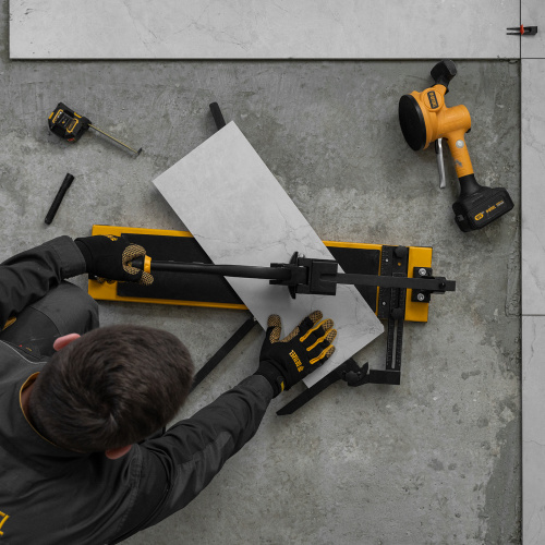 Плиткорез рельсовый 600х16мм, каретка на подш., стальная станина, усил. рукоятка-пенал Denzel по ценам производителя в Краснодаре с доставкой по всей России