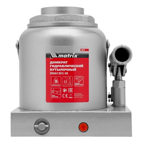 Домкрат гидравлический бутылочный, 50 т, h подъема 236-356 мм Matrix по ценам производителя в Краснодаре с доставкой по всей России