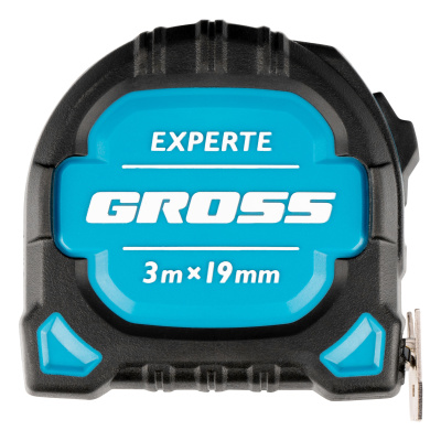 Рулетка Experte,3 м x 19 мм,двухкомпонентный корпус,магнит,двухсторонняя разметка,нейлон Gross по ценам производителя в Краснодаре с доставкой по всей России