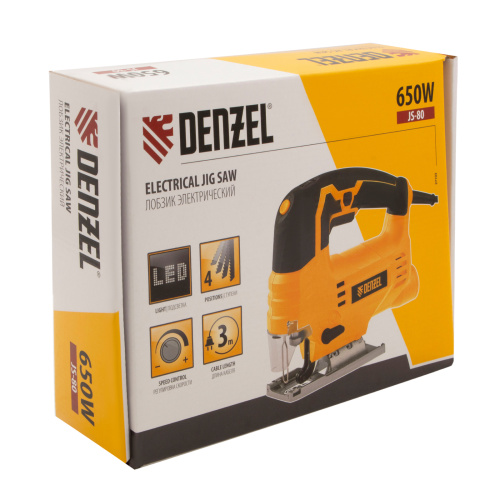 Лобзик электрический JS-80, 650 Вт, 80 мм Denzel по ценам производителя в Краснодаре с доставкой по всей России