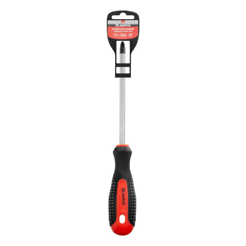 Отвертка Fusion, PZ3 x 150 мм, CrV, трехкомпонентная рукоятка "Anti slip" Matrix по ценам производителя в Краснодаре с доставкой по всей России