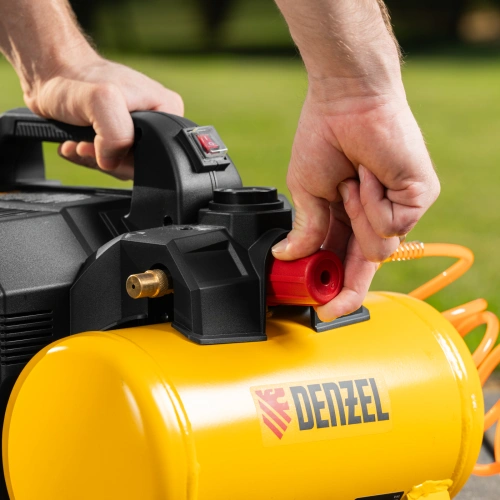 Компрессор  DLS750/6 безмасляный малошумный 750 Вт, 140 л/мин,ресивер 6 л Denzel по ценам производителя в Краснодаре с доставкой по всей России