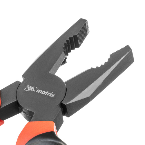 Плоскогубцы комбинированные Black Nickel, 200 мм, двухкомпонентные рукоятки Matrix по ценам производителя в Краснодаре с доставкой по всей России