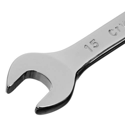 Ключ комбинированный, 15 мм, CrV, полированный хром Matrix по ценам производителя в Краснодаре с доставкой по всей России