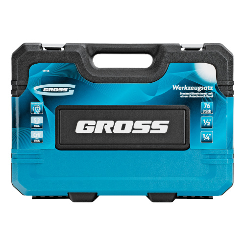 Набор инструментов, 1/4", 1/2", CrV, 120 зубьев, 76 предметов Gross по ценам производителя в Краснодаре с доставкой по всей России