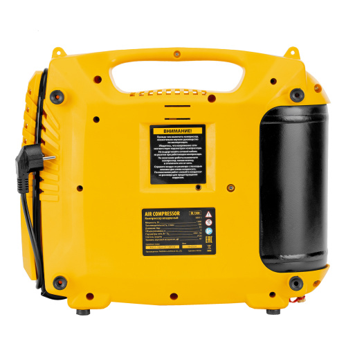 Компрессор воздушный DL1300, 10 бар, 1,3 кВт 180 л/мин 5 л, с набором аксессуаров Denzel по ценам производителя в Краснодаре с доставкой по всей России