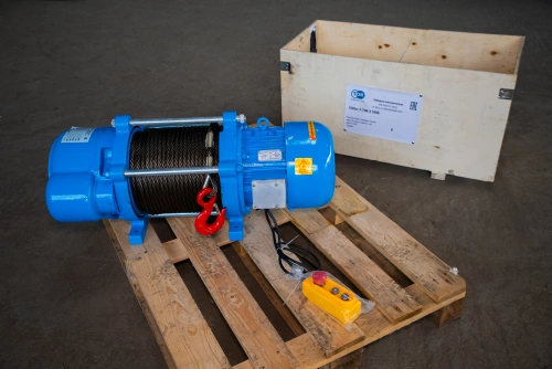 Лебедка электрическая 1000кг  70м с канатом 380В TOR KCD по ценам производителя в Краснодаре с доставкой по всей России