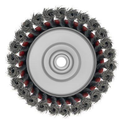 Щетка для УШМ, 125 мм, М14, "чашка", крученая проволока 0.5 мм Matrix по ценам производителя в Краснодаре с доставкой по всей России