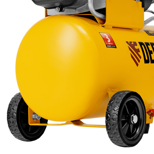 Компрессор воздушный DLC1300/24 безмасляный 1.3 кВт, 24 литра, 206 л/мин Denzel по ценам производителя в Краснодаре с доставкой по всей России