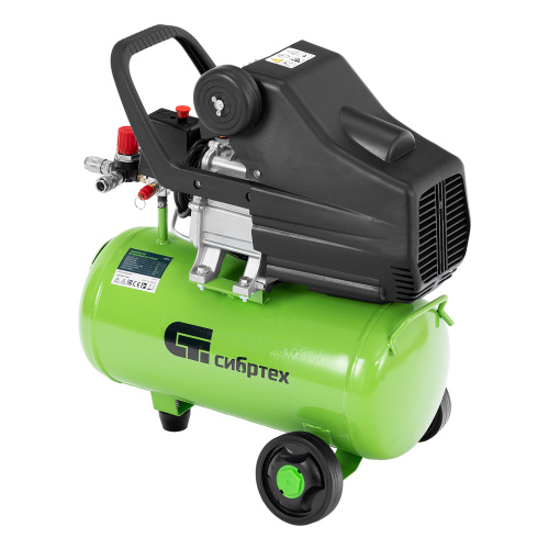 Компрессор воздушный КК-1100/22, 1, 1 кВт, 135 л/мин, 22 л, прямой привод, масляный Сибртех по ценам производителя в Краснодаре с доставкой по всей России